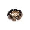 Infinity Decor Pack of 8 Emerald Black & Golden Floral