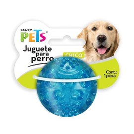 Fancy Pets Juguete Pelota Flexible para Perros CH con Sonido Squeaker para Morder y Jugar