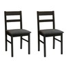 Orweiin Solid Wood Kitchen Chairs, Upholstered Chairs for Dining Room,