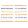 2600Pcs Metal Film Resistors Assortment Kits Set Durable Electronic Components