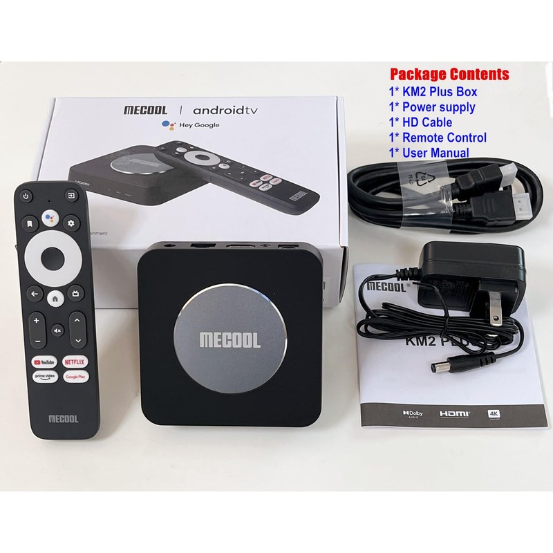 Android TV Box KM2 Plus ATV Android 11.0 Amlogic S905X4-B