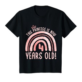 This Princess is 4 Years Old! 4th Birthday Fourth Birthday T-Shirt