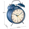 Tinload Vintage Style Loud Alarm Clock for Heavy Sleepers Adults,