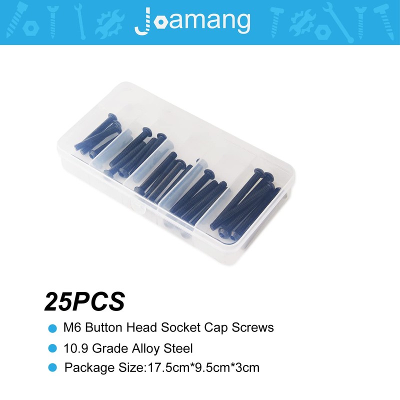 Joamang M6 x 40mm 45mm 50mm 55mm 60mm Button Head