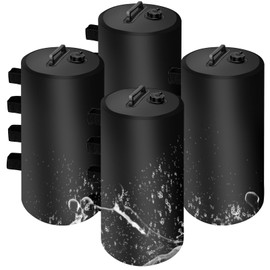 BUKLIYN Canopy Weights - 220 LBS Sand Bags, Tent Weights Set of 4 for Garden Arch, Pop Up Canopy, Canopies, Tent, Gazebo, Black - 4 * 25L（Roundness