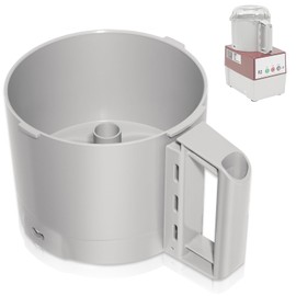 112204S Cutter Bowl Fit for Robot Coupe R2, R2B, R2N, R2 Dice Food Processors, 3-Quart Replacement Bowl for Robot Coupe