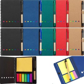 10 Pack Notas Adhesiva con post it notes piezas Kit Porta Notas Priorizar Notas Adhesivas Divisoras con Diferentes Tamaos y Colores para Oficina...   