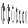 QWORK® 7-Piece Centre Drill Bit 1/1.5/2/2.5/3/4/5 mm, 60 Degree Lathe