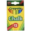 Crayola Chalk, Assorted Colors, 12 Sticks Per Box