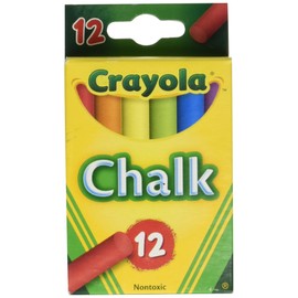 Crayola Chalk, Assorted Colors, 12 Sticks Per Box