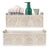 Sporgo Pack of 2 Macrame Storage Baskets: Boho Storage Basket