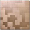 DICOFUN 10 Sheets Copper Peel and Stick Tile Backsplash, Stainless