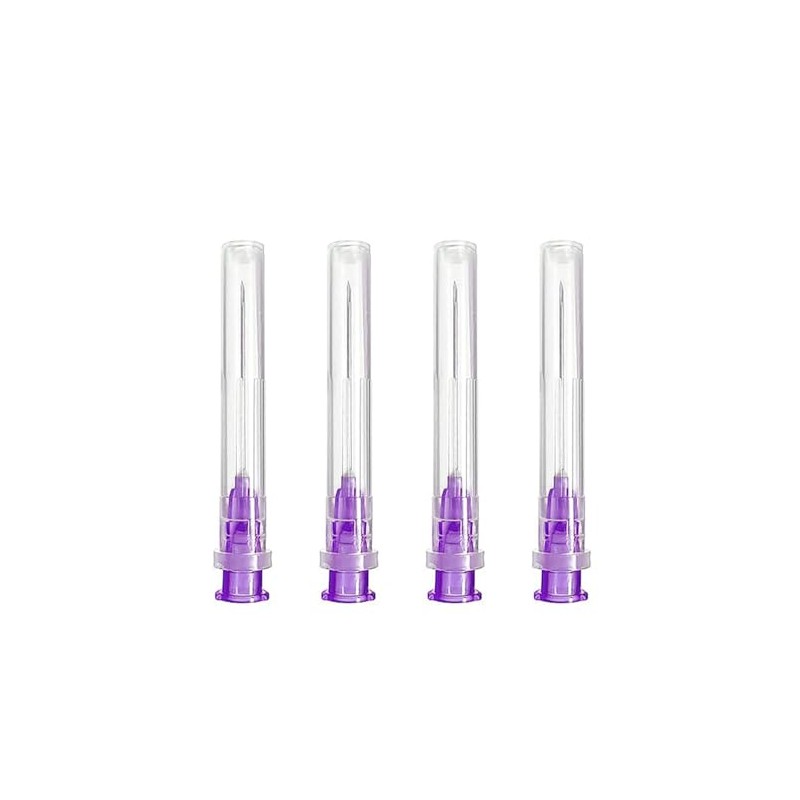 24 Gauge Needle， 24g Needle, （100Pack）24g Needles for Injections for