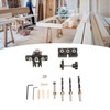 Dowel Jig Quick Precise Positioning Hole Drill Locator Aluminum Alloy