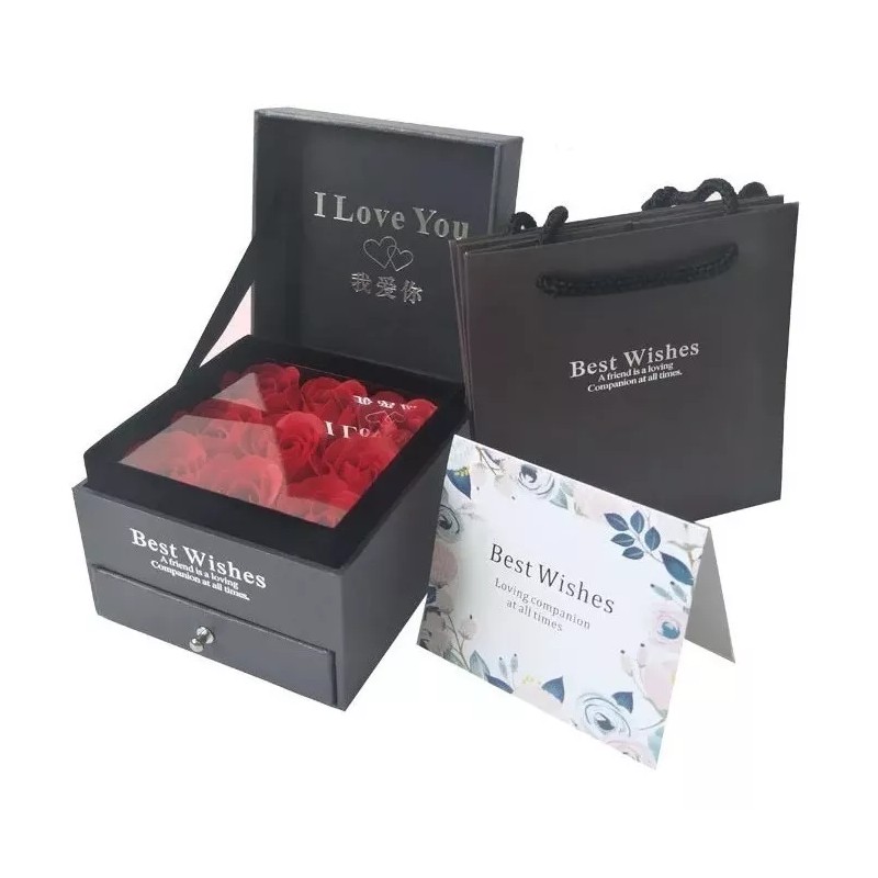KARI HERNANDEZ San Valentin Regalo Rosas De Jabon Arreglo Novia