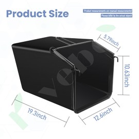 Lawn Mower Rear Grass Catcher Bag W/Grass Catcher Frame Set Comapatible with Kobalt 40V Max KM 2041B-06, 2040X-06