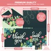 Decorably 24 Pack 6x4in Cactus Thank You Cards with Envelopes