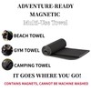 MCNULGUR Magnetic Microfiber Towel, Quick Setup Secure Post-Workout Coverage, Super