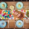 ANOTION Easter Table Runner, Table Runner 72 Inches Long, Easter