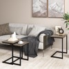 Nightcore Nesting Coffee Table Set of 3, Rectangle Stacking Sofa