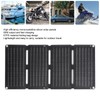 Folding Solar Panel, 80W Monocrystalline Silicon Portable Solar Panel with