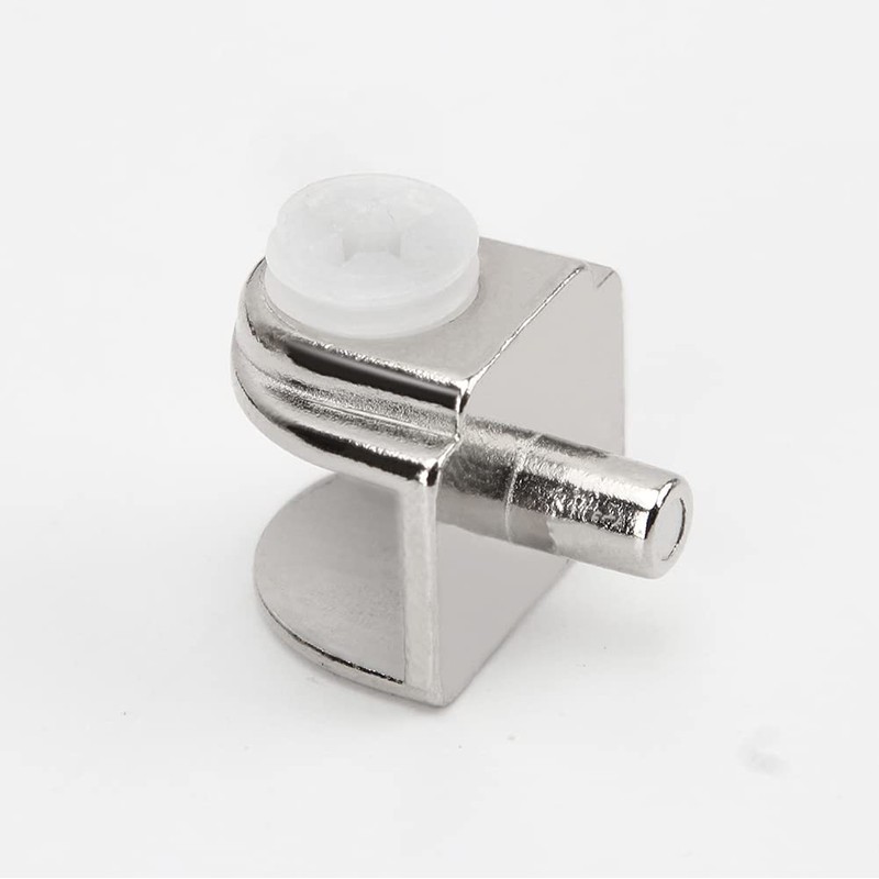15 Pcs Glass Shelf Brackets Pegs Supports Glass Clamp Clip