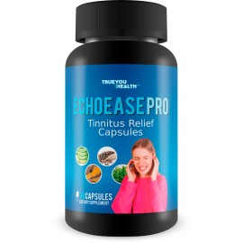 True You Health Pro EchoEase Tinnitus Relief Capsules - Our Best Echo Ease for Tinnitus