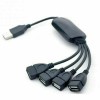Unbranded 4 Port USB 2.0 High Speed Hub Octopus Splitter