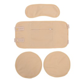 4pcs Castor Oil Packs Set Adjust Straps Prevent Leakage Washable Reusable Castor Oil Wrap