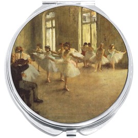 NewCharms Ballet Children Compact with Mirrors - Perfect Pocket and Purse Size Folding Mirror for Applying Make Up Anywhere