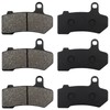 Front and Rear Brake Pads for Harley Road Glide 2008-2021,
