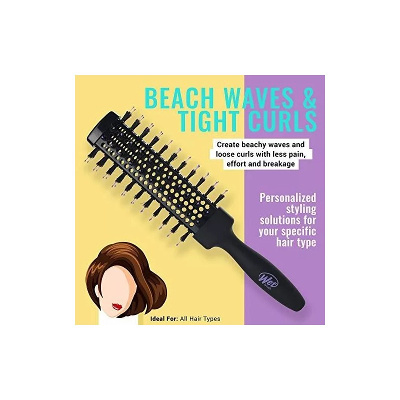 Wet Brush Beach Waves Cepillo Redondo Todo Tipo De Cabello