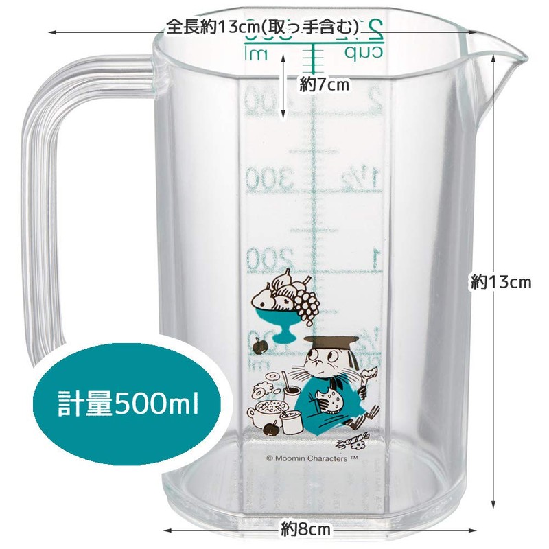 Skater (スケーター) Measuring Cup 500ml (16.9 fl oz) Kitchen Moomin