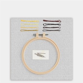 Simply Make Adults Sunflower Sewing Needle Stitch Embroidery Hobby Kit, Makes The Perfect Present For Any Creativity Enthusiast, or Hobbyist, Ideal For Beginners And New Starter