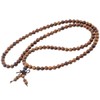 Mookaitedecor elastic wood bracelet with 108 beads, Buddhist, Tibetan prayer