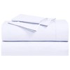 Abripedic Solid 300-Thread-Count, 100-Percent Cotton Percale, Breathable Crispy Split-Top-King Sheets
