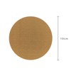 4 PCS Gold Round Cup Coasters, 10cm Stainless Steel Coasters,