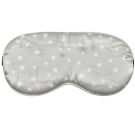 Silk Sleep Mask, Silk Eye Mask with Adjustable Strap for Sleeping Christmas Soft Eye Cover Star Eyeshade Blindfold for Night, Travel, Nap, Meditation Y7XXYZ (grey)