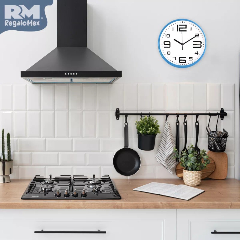 Rm Regalomex Reloj De Pared Plástico Innovador 30 Centímetros