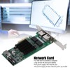 Network Card PCIE X4 Rj45 10/100/1000Mbps Gigabit Dual Port Electric