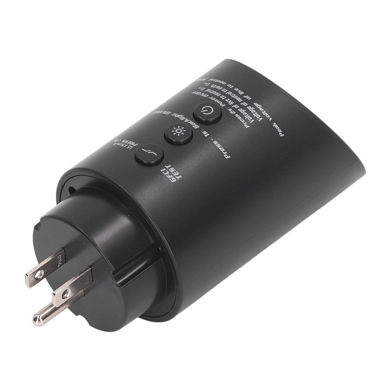 Outlet Tester Digital Display 3 Prong Electrical Receptacle Detector Socket