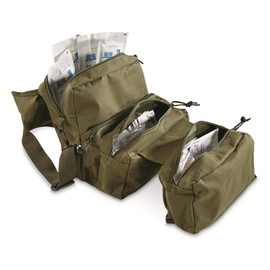 M3 Tri-Fold Medic Kit w/CAT Tourniquet and Hyfin Compact Twin Pack w/Molle (Coyote)