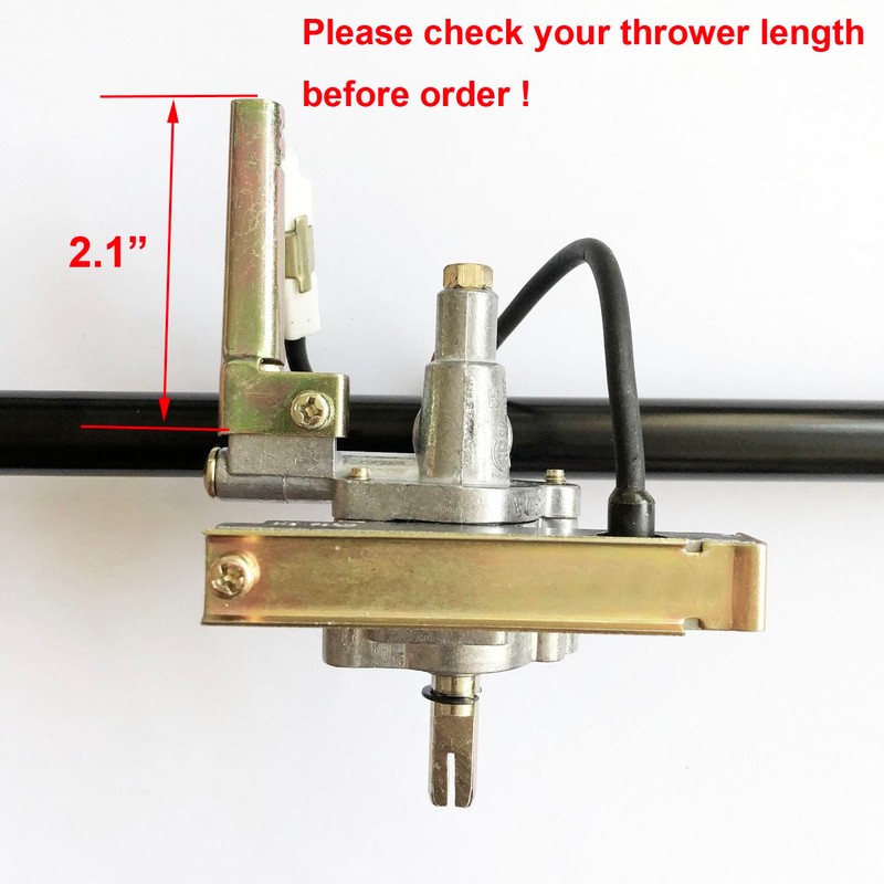 1 PC 0° BBQ Grill Gas Valve With Thrower Valve,