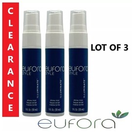 Eufora Style Illuminate Shine Mist 1 Oz -NEW( LOT OF 3)