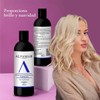 Shampoo Matizador Platinum Bleu Alfamar - Neutraliza Tonos Amarillo, Verde