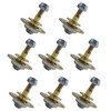 AUXBC 8PCS Rocking Chair Bearing Connecting Pieces, M8x55mm Screws and