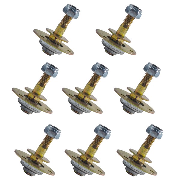 AUXBC 8PCS Rocking Chair Bearing Connecting Pieces, M8x55mm Screws and