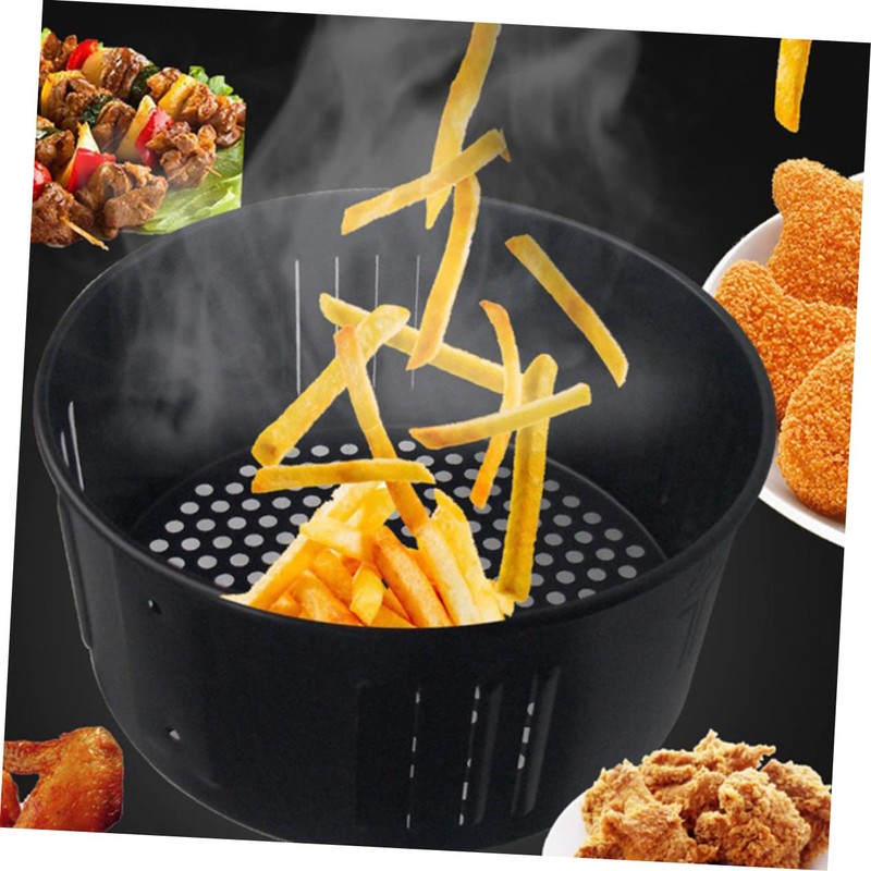 Zerodeko 1Pc Non Stick Air Fryer Replacement Basket Fryer Accessory