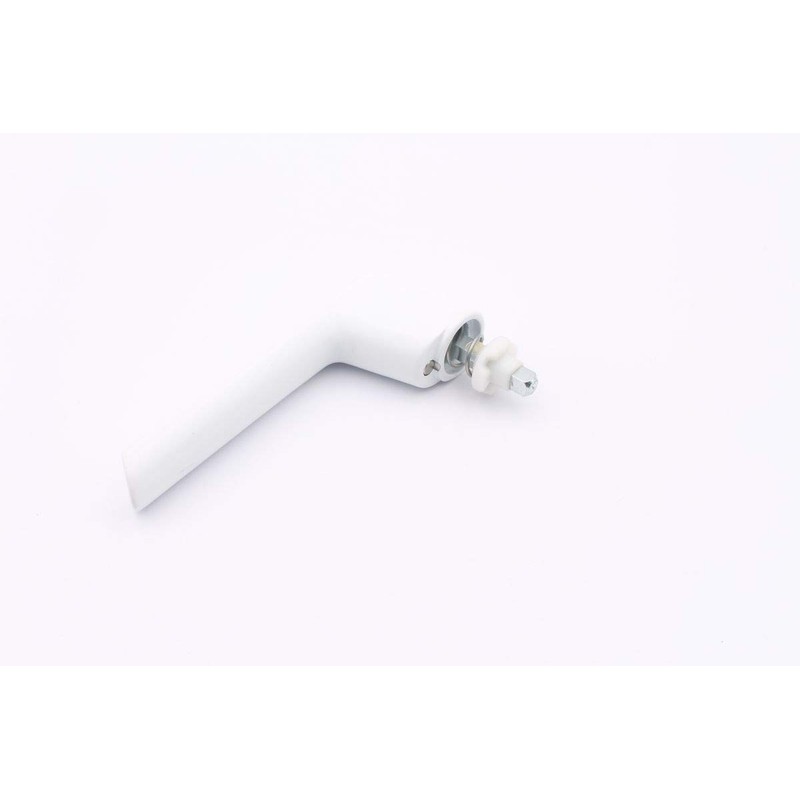 Schüco Lockable RC window handle, aluminium RAL 9016, white, 247036/247044