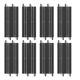 AGM MASTECH Extension Set #1-8 Piece Straight Track Expansion Accessory Pack - for Use with 1: 64 Scale AGM MASETCH 1:64 Slot Car Racetrack Systems